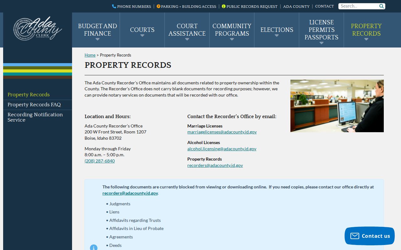 Kuna neighbors recorder ownership record guidance