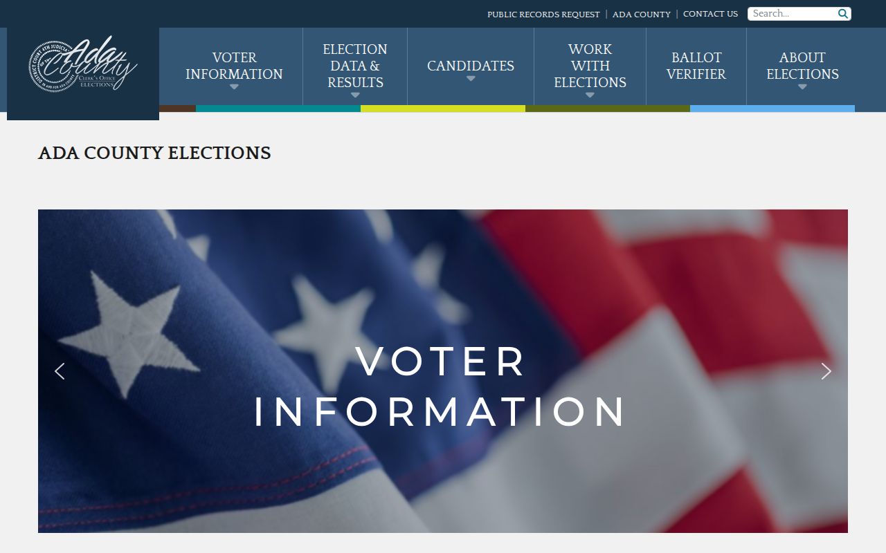 Kuna resident lookup through Ada County Elections
